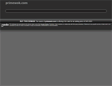 Tablet Screenshot of primewok.com